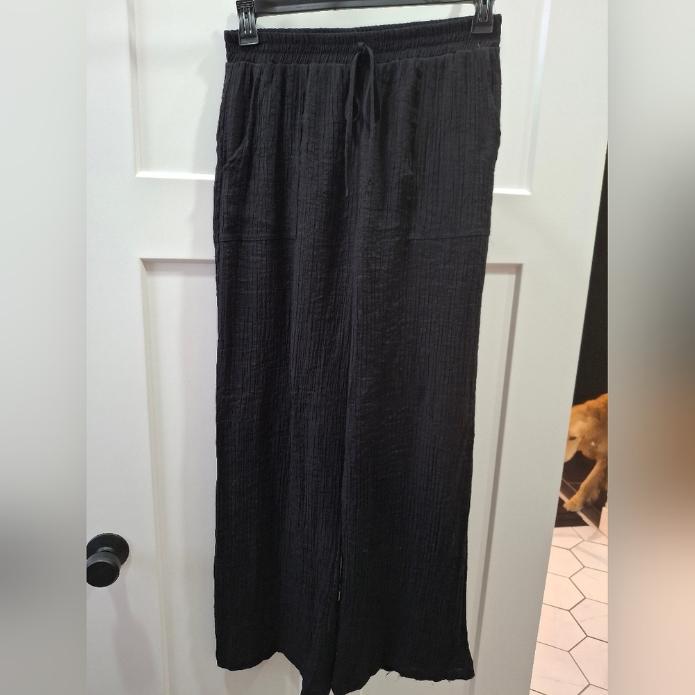 Black Women's Flowy Pants